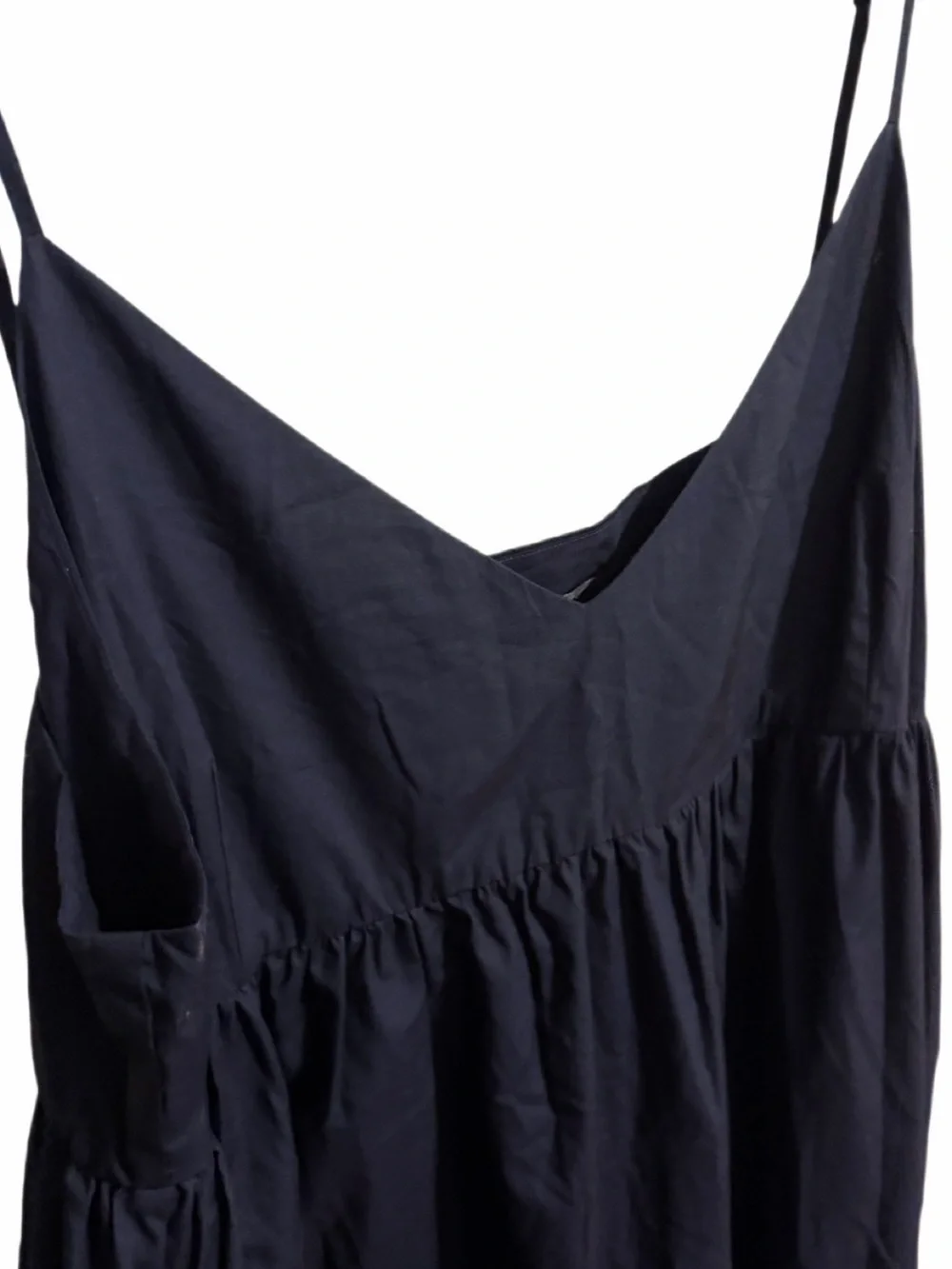 Jenni Kayne Navy Blue Lined Maxi Dress The Cove, 100% cotton and rayon-XXL - Picture 11 of 16